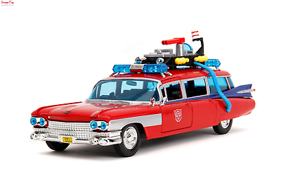 Jada : Cadillac GhostBusters Ecto-1 X Transformers Optimus Prime 