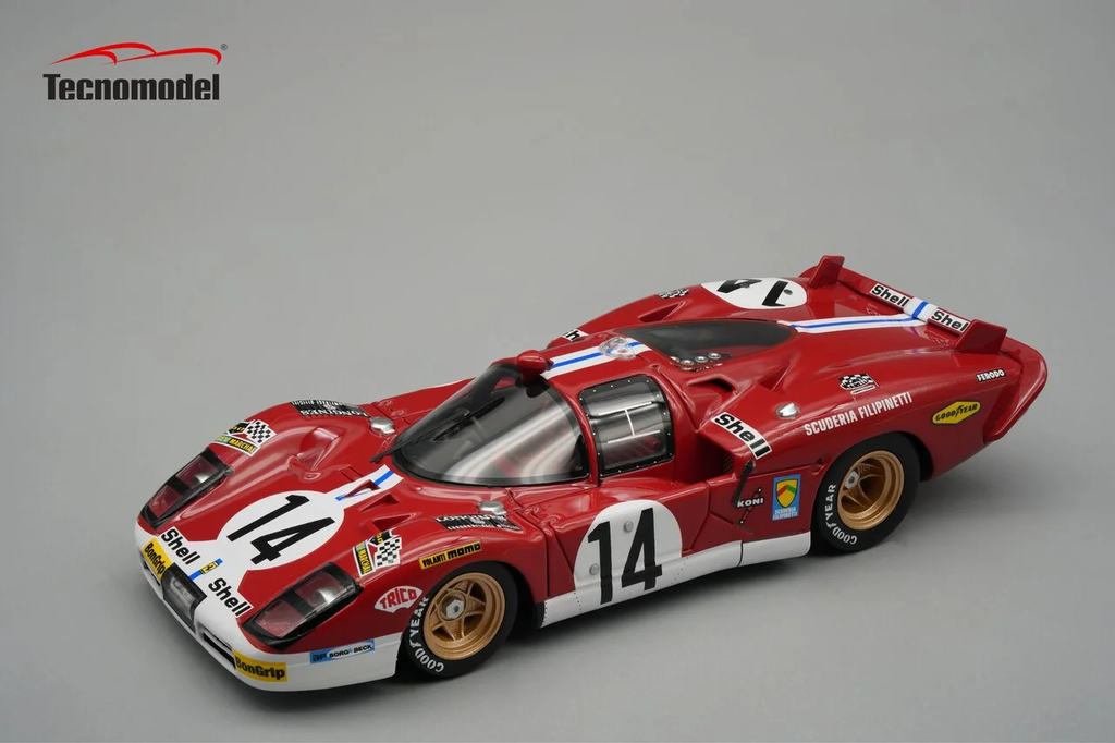 Tecnomodel : Ferrari 512s │ No.14 24h Le Mans 1970 - Bonnier / Wissel