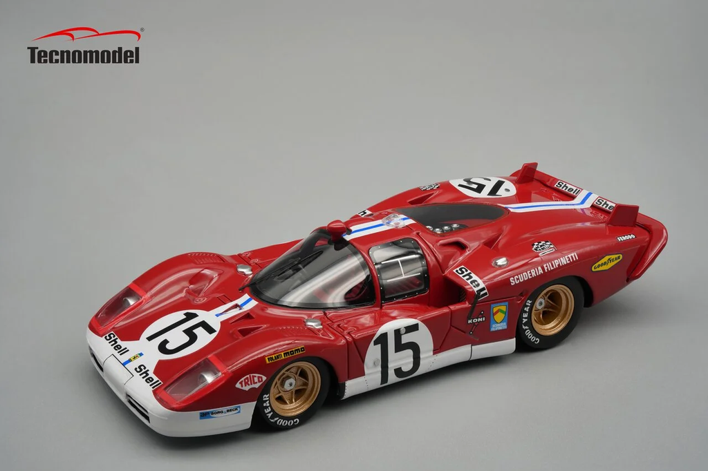 Tecnomodel : Ferrari 512s │ No.15 24H Le Mans 1970 - Parkes / Muller 