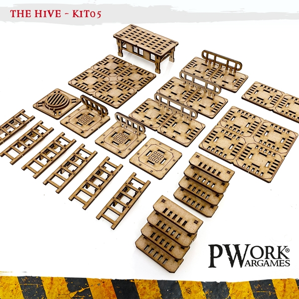 PWork Wargames : The Hive Kit 05 │ MDF