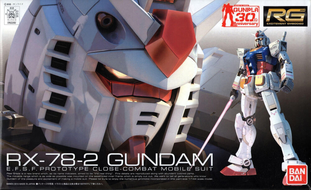 Bandai : RX-78-2 Gundam • E.F.S.F.  [RG][1/144]