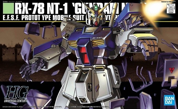 Bandai : RX-78NT-1 • Gundam NT1 [HG][1/144]