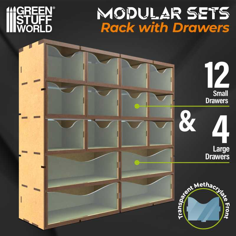 Green Stuff : Rack Modulaire avec tiroires