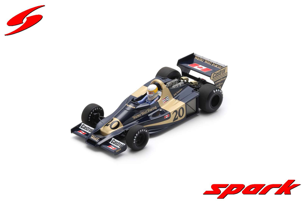 Spark : Wolf WR1 │ No.20 Winner Monaco GP 1977 Jody Scheckter With Acrylic Cover