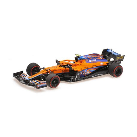 Minichamps : McLaren Mercedes MCL35M │ No.4 F1 Grand Prix d'Abu Dhabi 2021 - Lando Norris