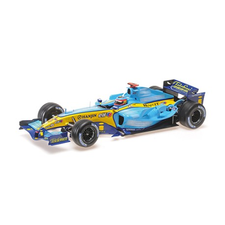 Minichamps : Renault R25 │ No.5 Fernando Alonso F1 Bahrain 2005 Winner