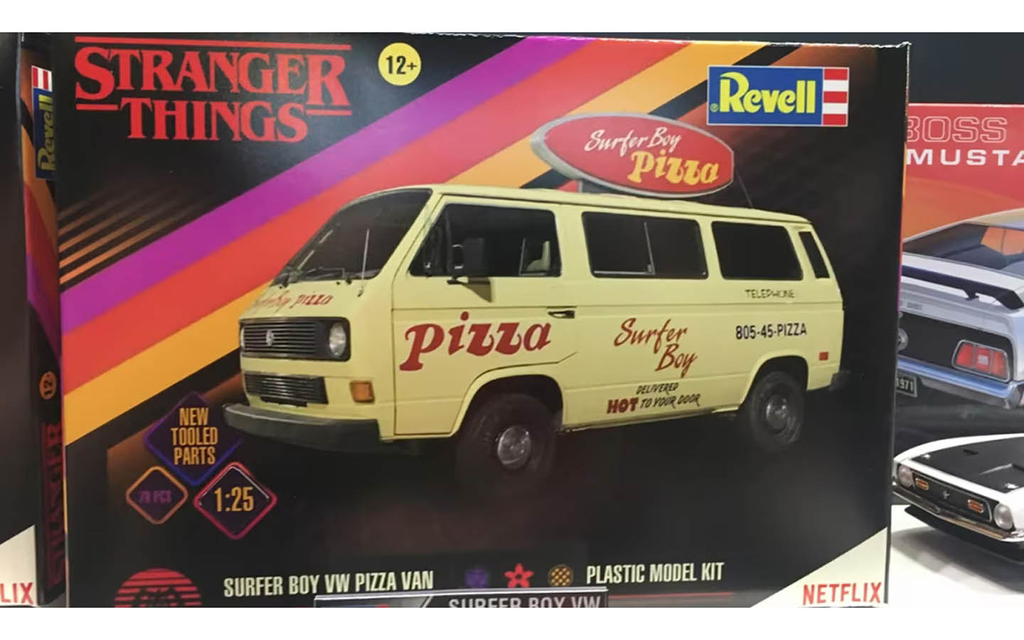 Revell : Volkswagen T Stranger Things Argyle's surfer Boy Pizza Van