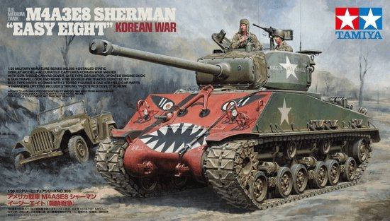 Tamiya : U.S. Medium Tank M4A3E8 Sherman "Easy Eight" Guerre de Corée