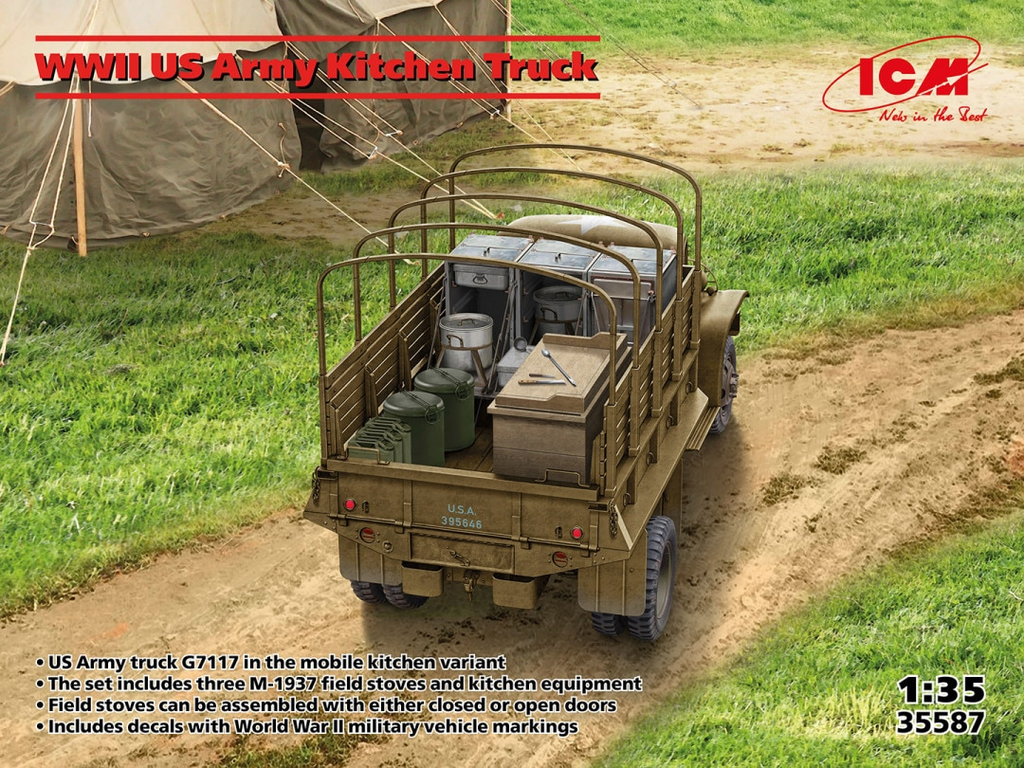 ICM : WWII US Army Kitchen Truck 