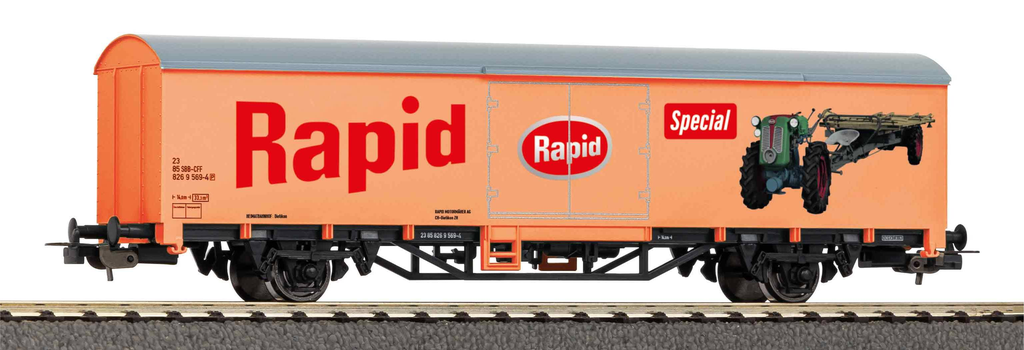 Piko H0 27707 H0 Gedeckter GÃ¼terwagen Rapid Der SBB