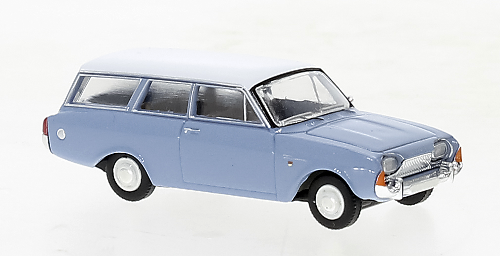 Brekina : Ford Taunus P3 Turnier │ Bleu 