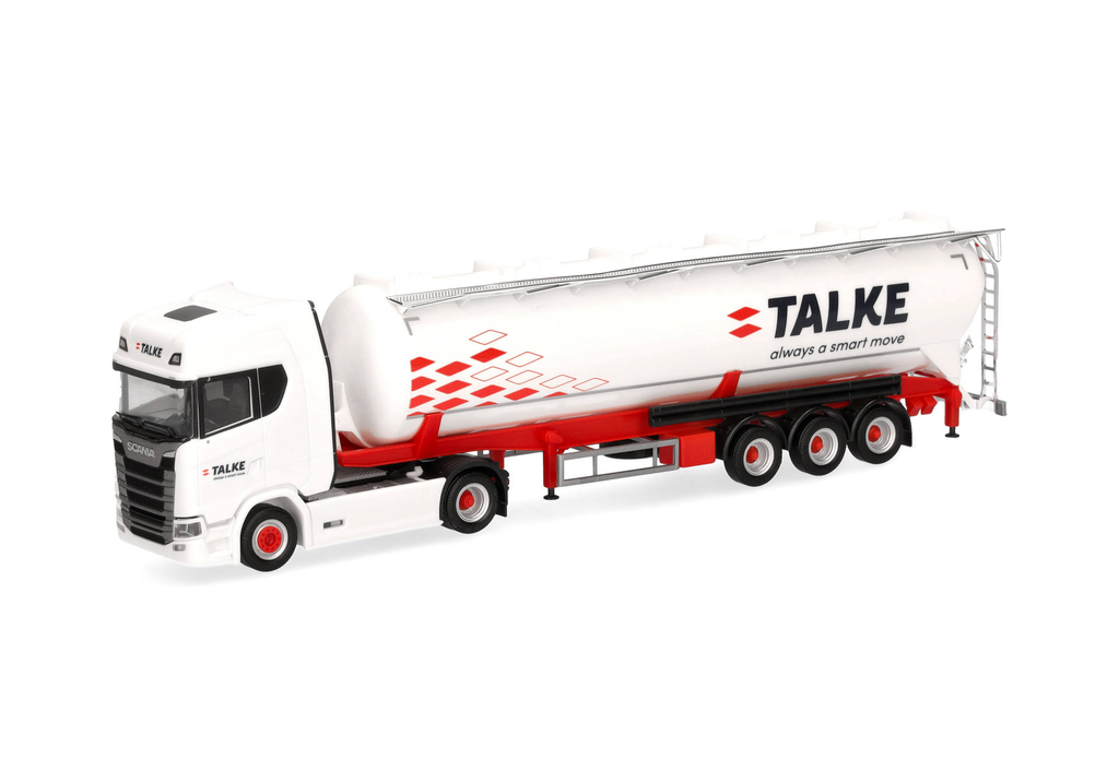 Herpa : Scania CS 20 HD bulk semitrailer truck "Talke" 