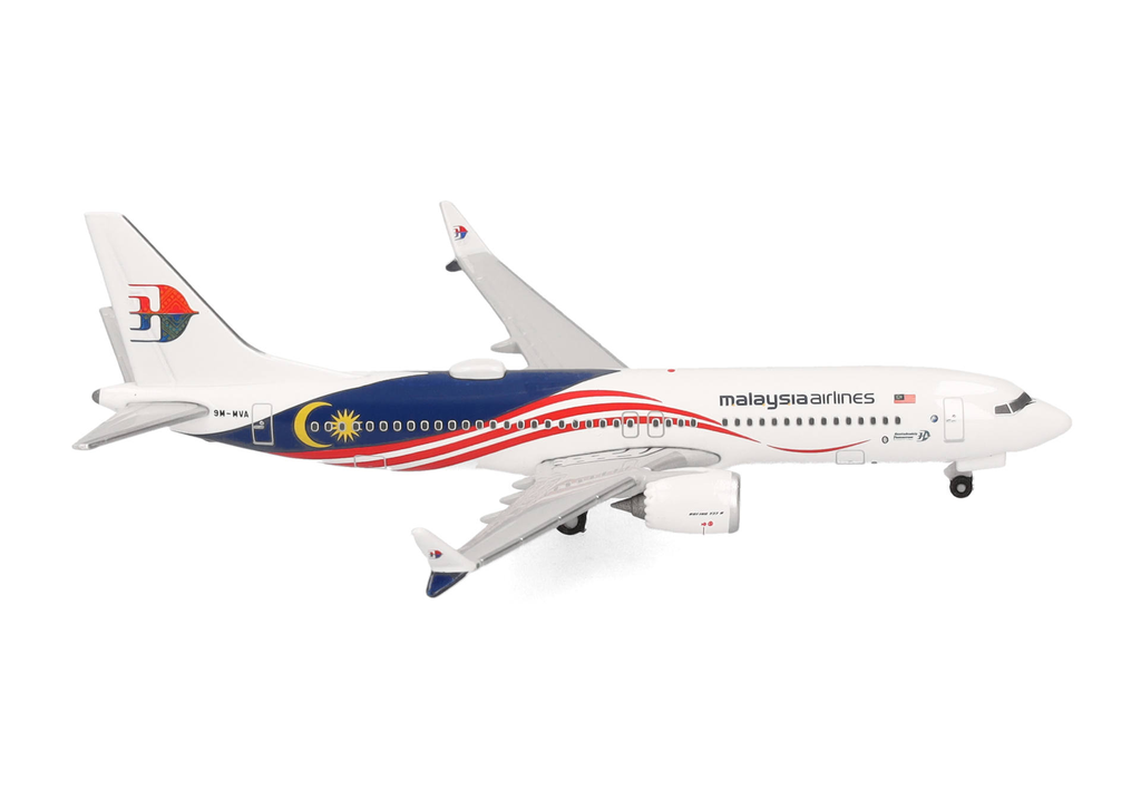 Herpa : Malaysia Airlines Boeing 737 Max 8 - 9M-MVA 