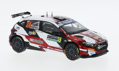 Ixo Models : Hyundai i20 N Rally2 │ No24 Monte Carlo 2024 - N.Ciamin / Y.Roche