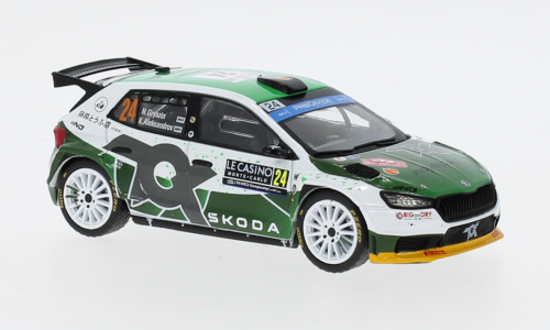 Ixo Models : Skoda Fabia Rally2 │ No.24 Rallye Monte Carlo 2023 - N.Gryazin / K.Aleksandrov