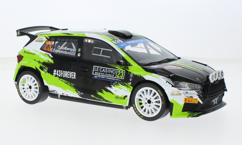 Ixo Models : Skoda Fabia Rally2 │ No.23 Rallye Monte Carlo 2023 - O.Solberg / E.Edmondson