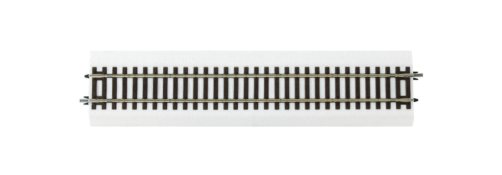 Roco : Rail Droit 230mm Ballast Blanc (Neige)