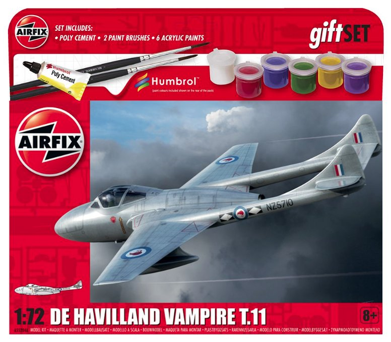 Airfix : De Havilland Vampire T.11 Starter Set