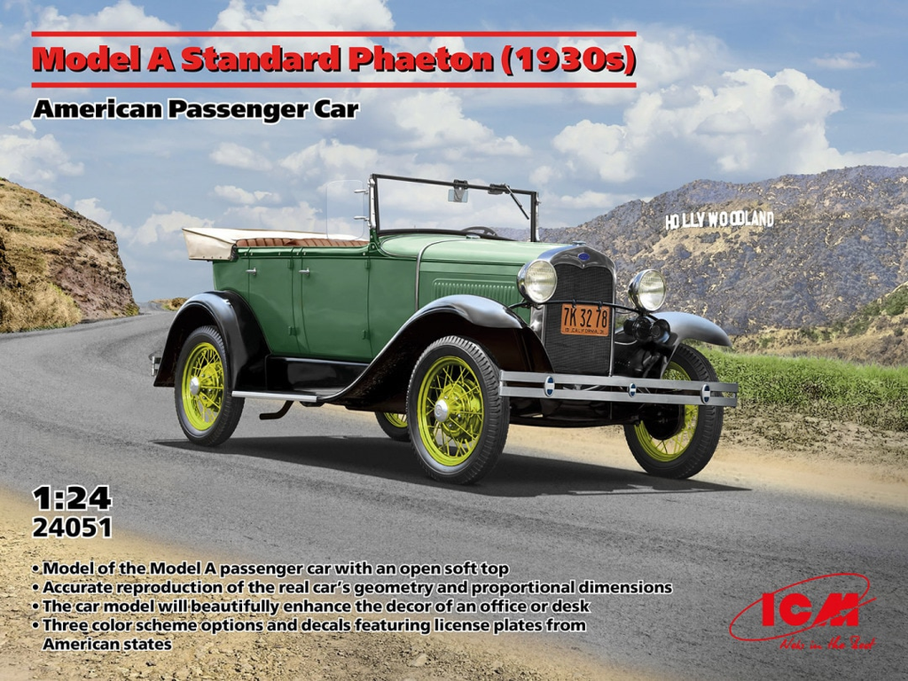 ICM : Model A Standard Phaeton (1930s) American Passenger Car