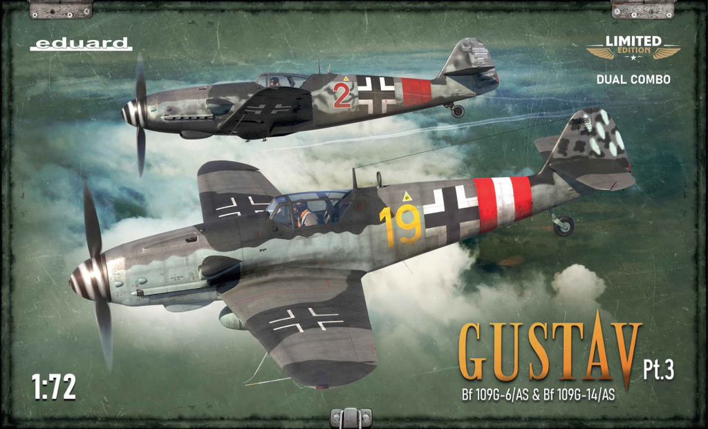 Eduard : Limited Dual Combo Gustav Pt. 3 │ Bf 109 G-6/AS & G-14/AS