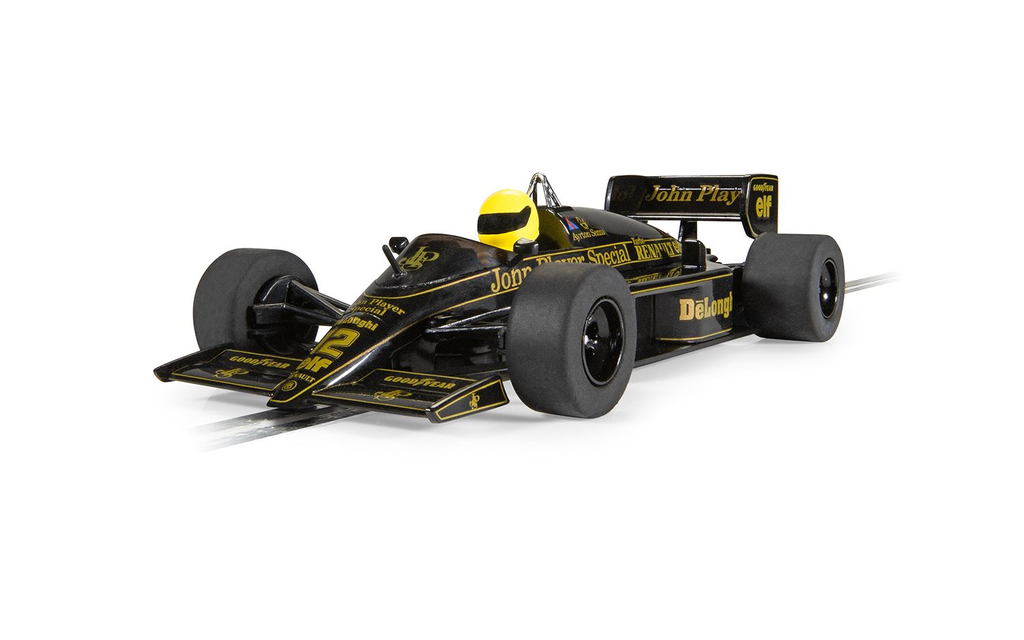 Scalextric : Lotus 98T JPS n°12 GP Detroit Ayrton Senna