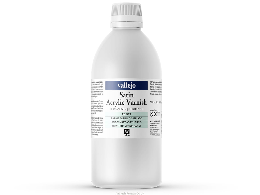 Vallejo : Vernis Acrylique Satin (500ml)