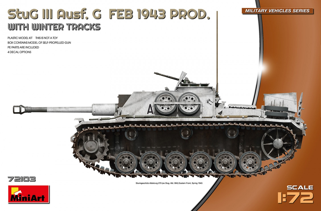 MiniArt : StuG III Ausf. G Feb 1943 Prod. with winter tracks