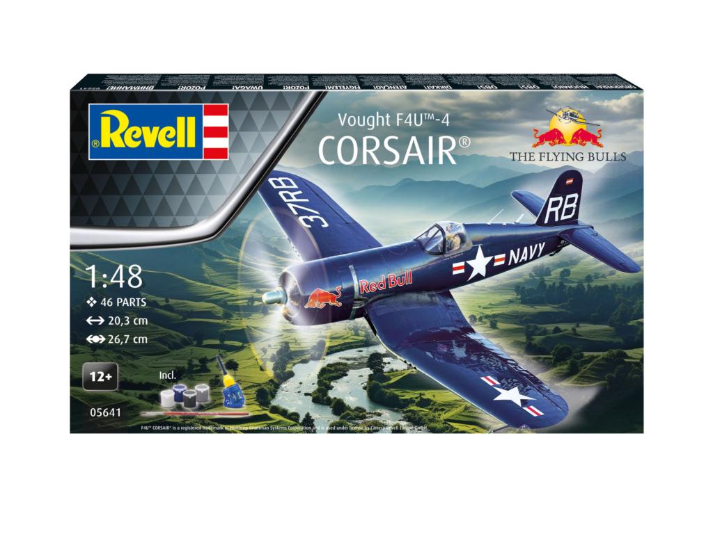 Revell : Vought F4U-4 Corsair Redbull avec peintures