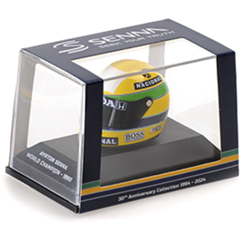 Minichamps : Casque Ayrton Senna World Champion 1990