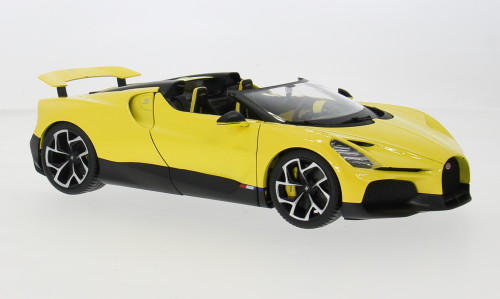 Burago : Bugatti Mistral W16 Speedster Jaune