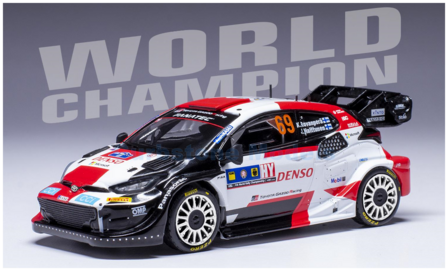 Ixomodels : Toyota GR Yaris Rally1 Hybrid n°69 Rallye  Central Europe 2023 World Champion - Revanpera Halttunen