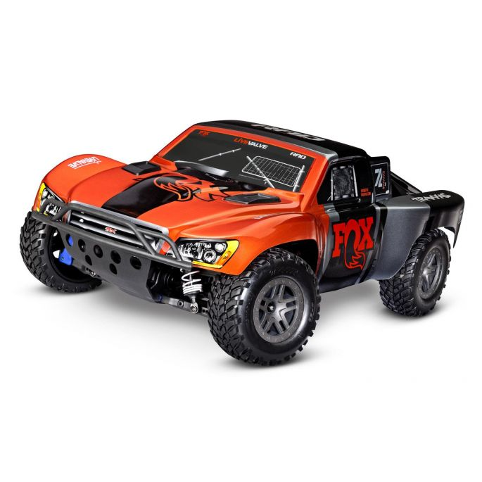 Traxxas : Slash 4x4 BL-2s 1/10 4WD Brushless Short Course Truck TQ │ Fox [TRX 68154-4FOX]