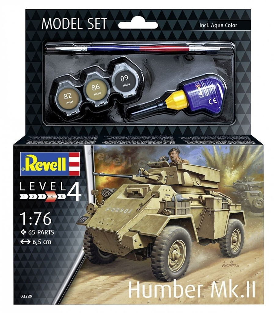 Revell : Humber MK.II avec Peintures et colle 