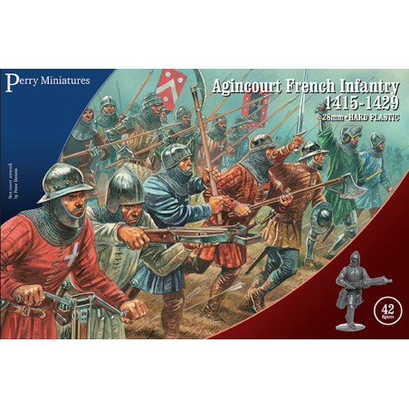 Perry Miniatures : Agincourt French Infantry 1415-1429 • 28mm