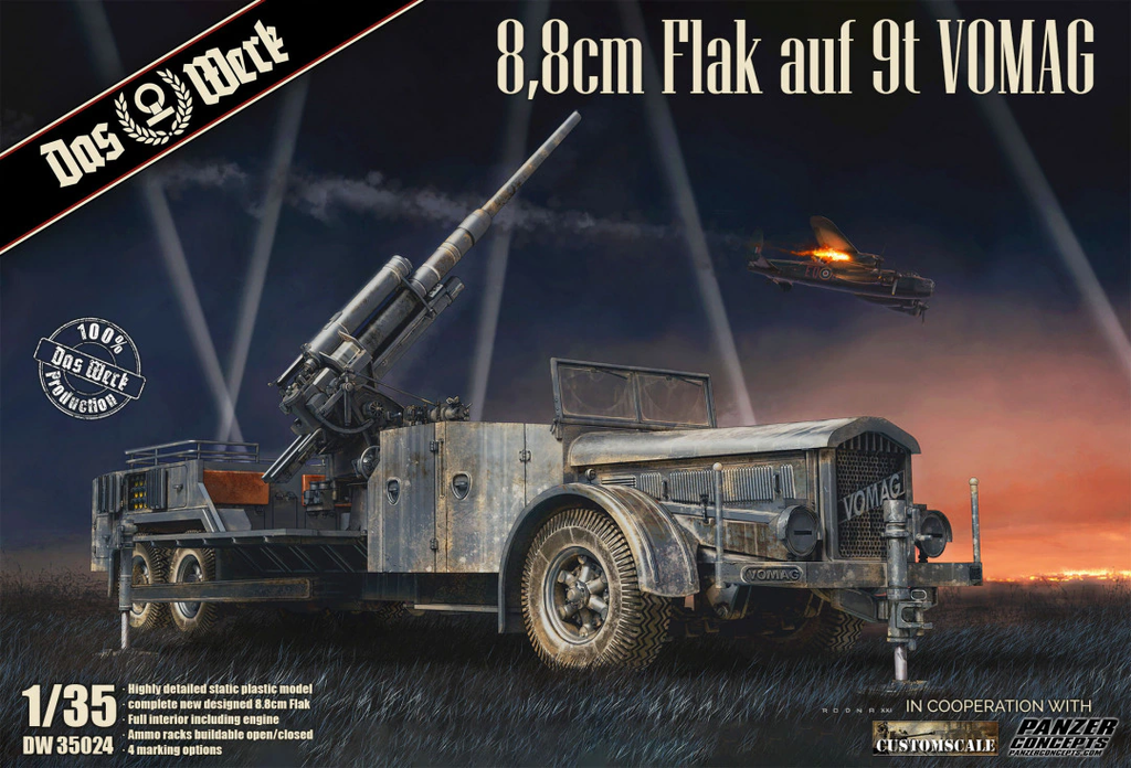 Das Werk : 8.8 cm Flak auf 9t VOMAG 