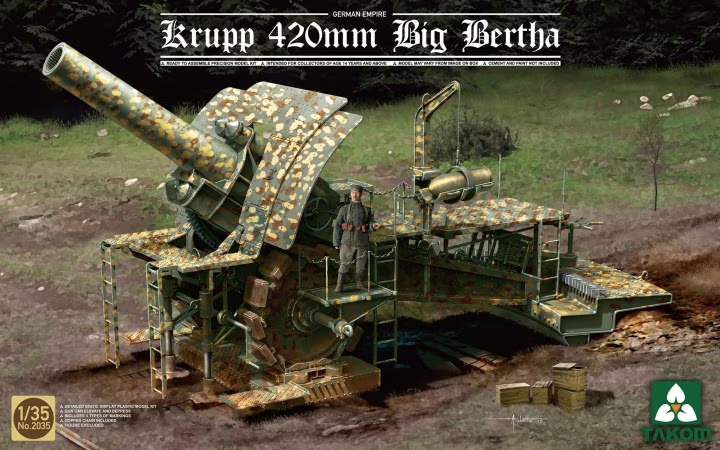 Takom : Krupp 420mm Big Bertha