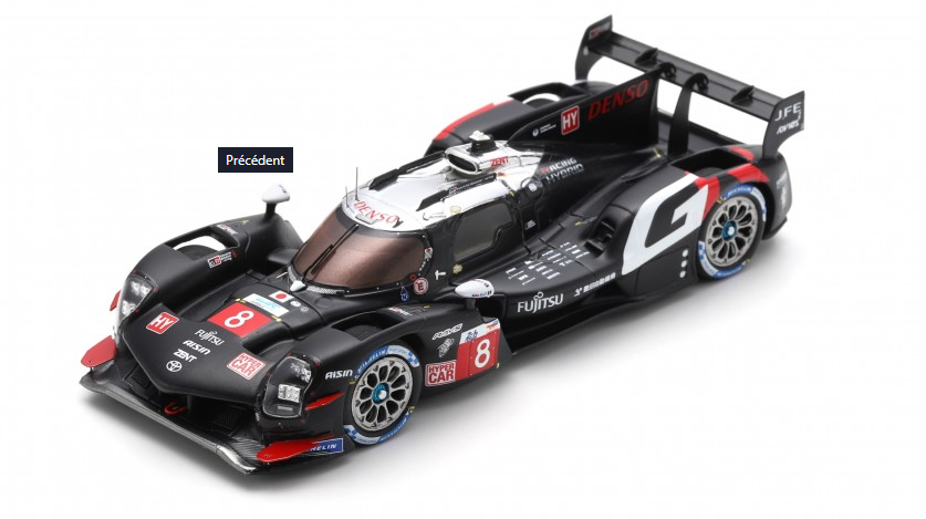 Spark models : Toyota GR010 Hybrid - Toyota Gazoo Racing 5th Le Mans 2024 Buemi-Hartley-Hirakawa