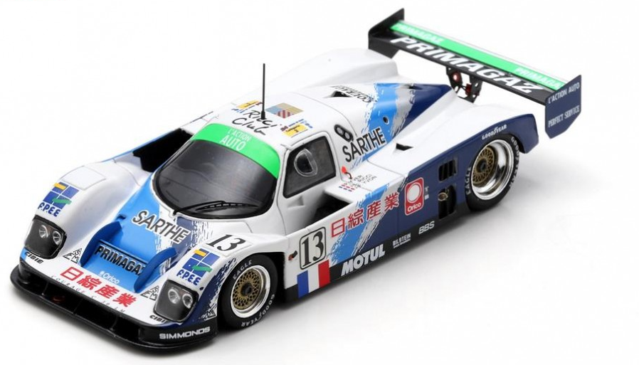 Spark models : Courage C30 LM N°13 24H Le Mans 1993 P. Yver – J-L. Ricci – J-F. Yvon