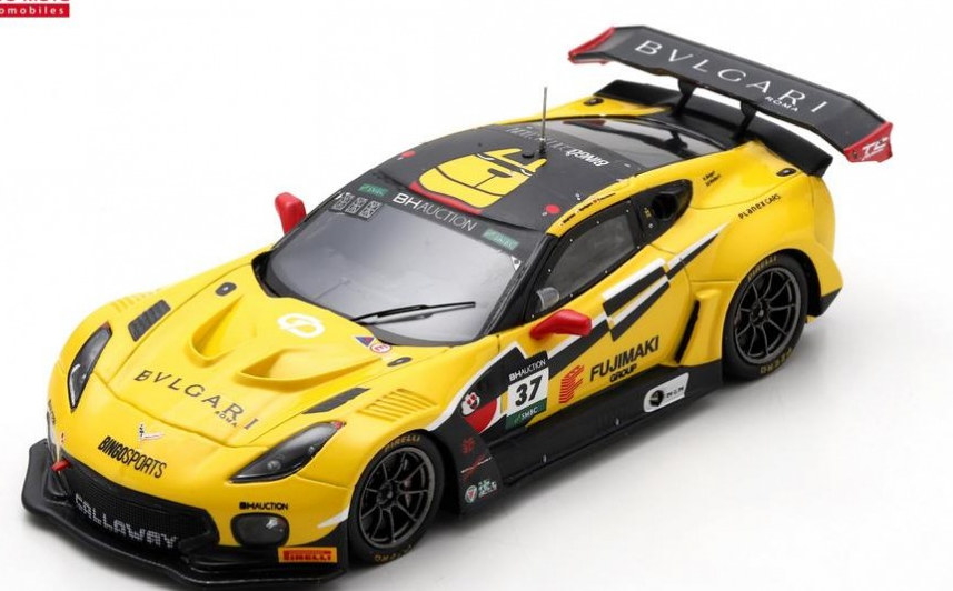 Spark models : CORVETTE C7 CALLAWAY GT3-R N°37 Callaway Competition with Bingo Racing 10H Suzuka 2019