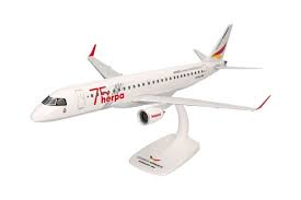 Herpa : Embraer E-190 German Airways Herpa 75 ans "Snap-Fit"