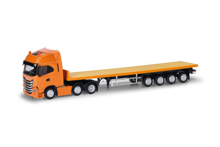 Herpa : Iveco S-Way 6x2 Fl.Sz., Orange