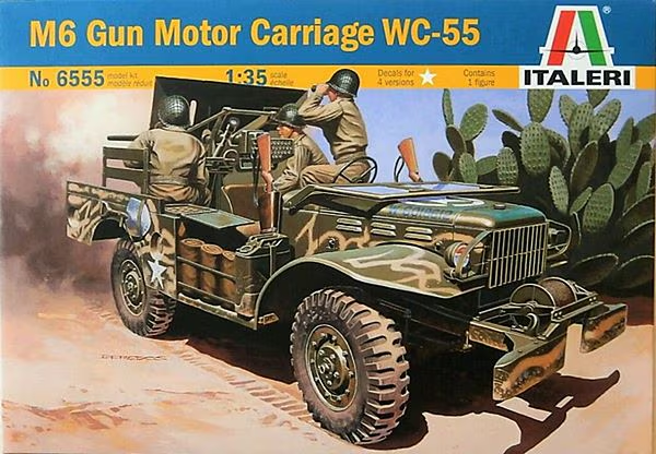 Italeri : M6 Gun Motor Carriage WC-55 