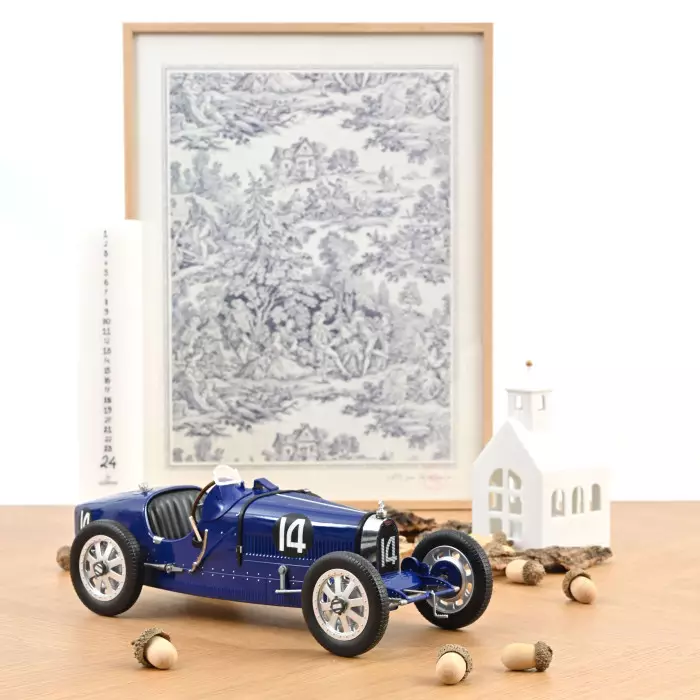 Norev : Bugatti T35 │ 1925 - Bleu foncé 