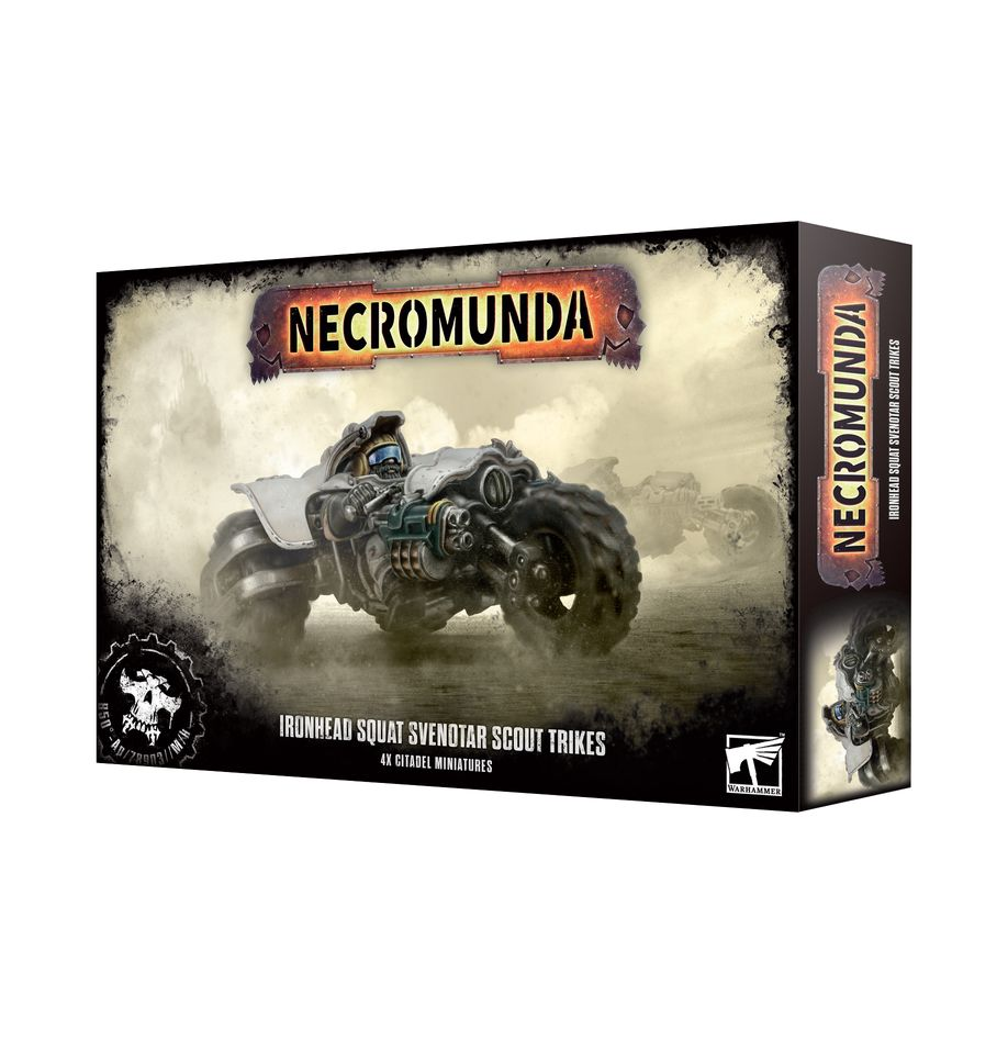 Necromunda : Ironhead Squat Svenotar Scout Trikes │ Warhammer 40.000