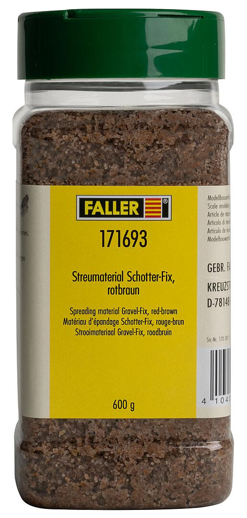 Faller : Ballast Rouge Brun 600gr