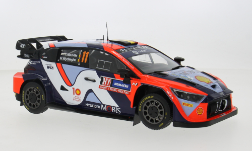 Ixo Models : Hyundai i20 N Rally1 Hybrid │ No.11 Rallye Sweden 2024 - T Neuville / M.Wydaeghe