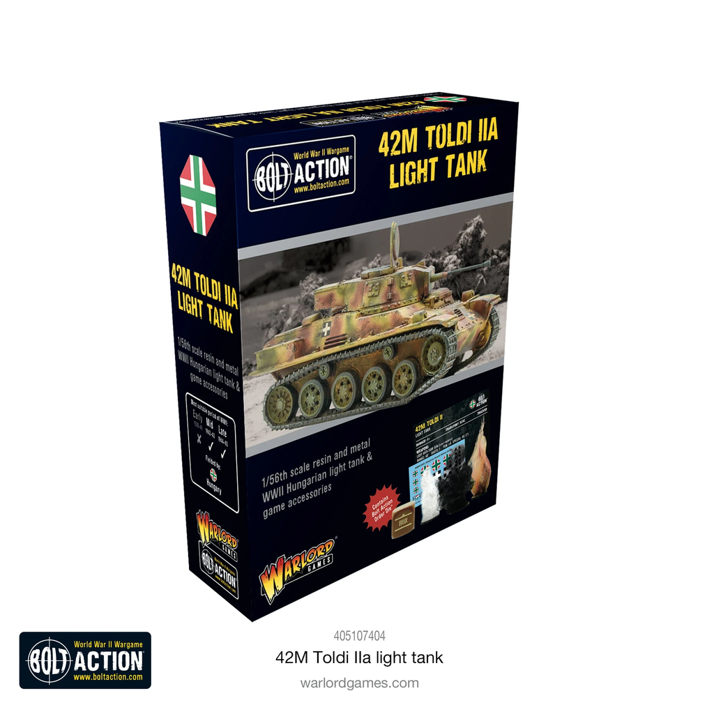 Hongrie : 42M Toldi IIA Light Tank │ Mid - Late • Bolt Action