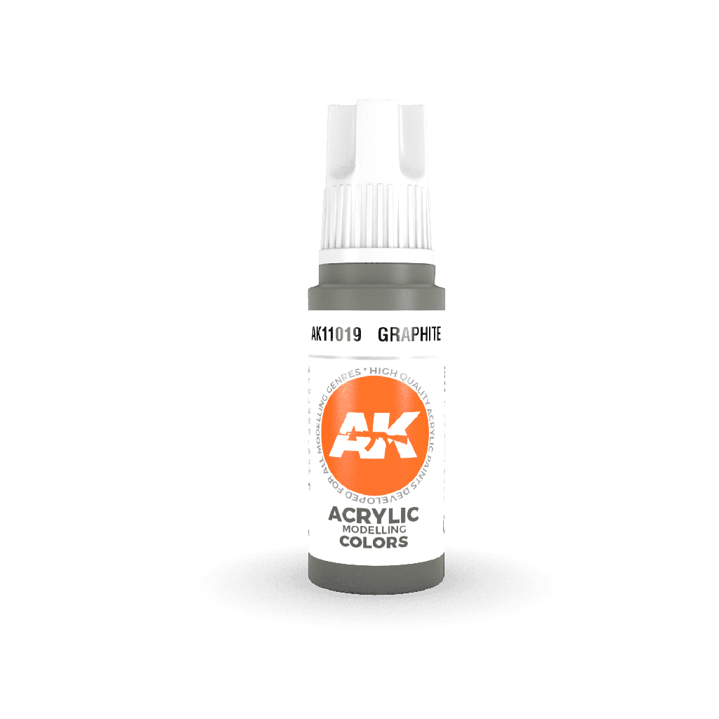 Ak : Graphite 17ml │ 3rd Generation Acrylique