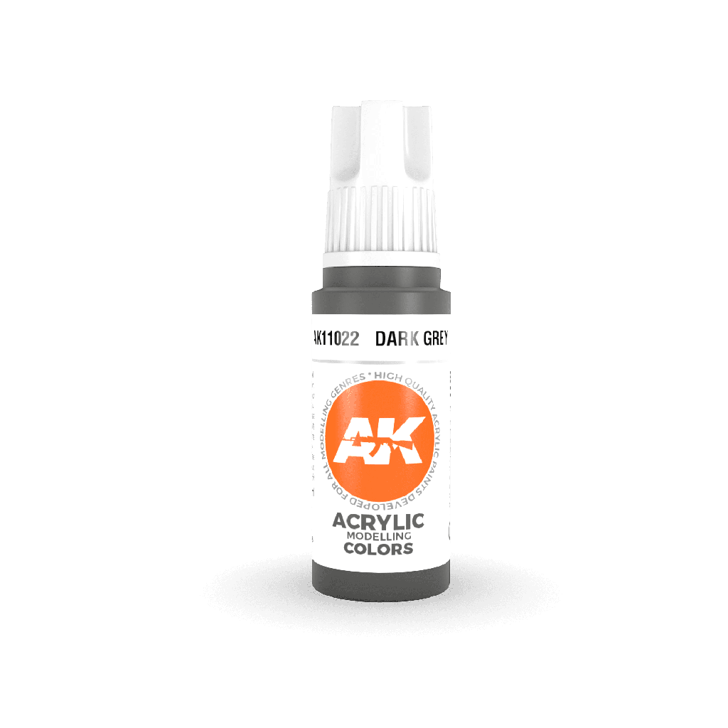 Ak : Dark Grey 17ml │ 3rd Generation Acrylique