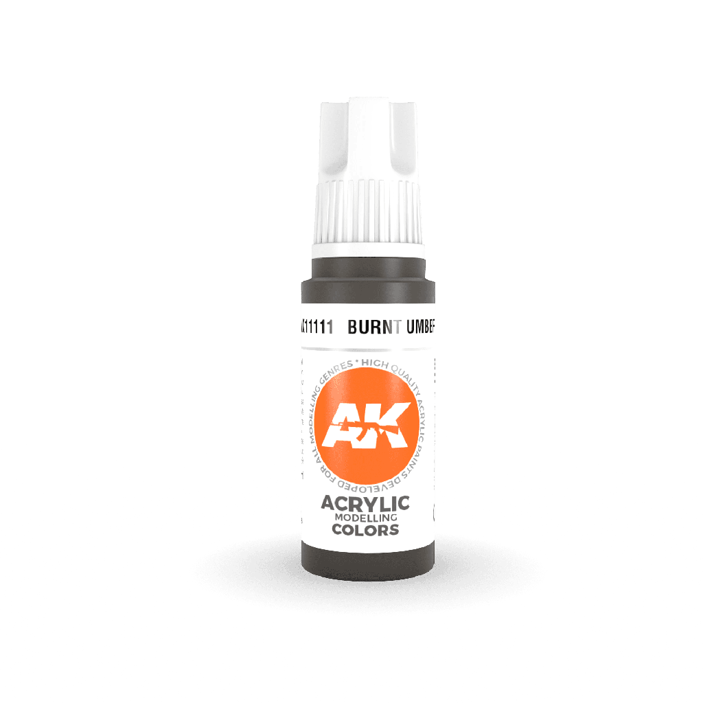 Ak : Burnt Umber 17ml │ 3rd Generation Acrylique